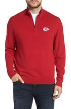 Men's Cutter & Buck Kansas City Chiefs - Lakemont Regular Fit Quarter Zip Sweater - Red