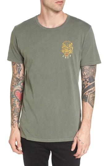 Men's Obey Kiss Me Deadly T-shirt, Size - Green
