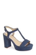 Women's Charles By Charles David Miller Platform Sandal .5 M - Blue