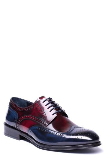 Men's Jared Lang Bryce Wingtip Derby Eu - Red