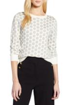 Women's Halogen X Atlantic-pacific Shimmer Dot Sweater - Ivory