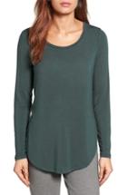 Women's Halogen Long Sleeve Knit Tunic, Size - Green