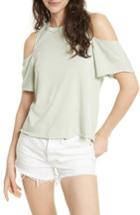 Women's Free People Taurus Cold Shoulder Tee - Blue