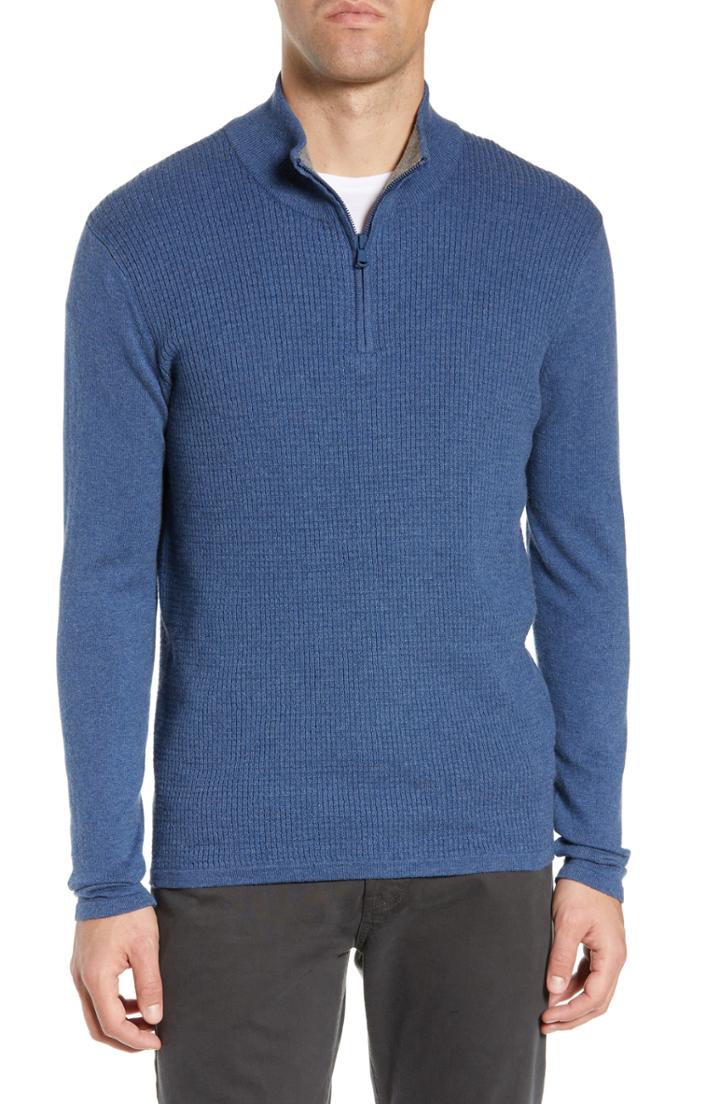 Men's Zachary Prell Higgins Quarter Zip Sweater