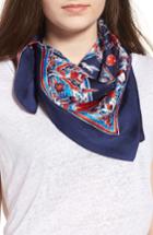 Women's Echo Fun In The Sun Silk Square Scarf, Size - Blue