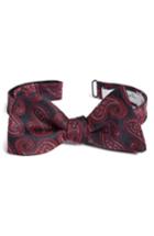 Men's John W. Nordstrom Paisley Silk Bow Tie, Size - Red