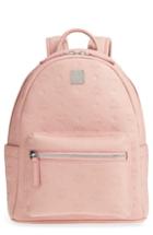Mcm Ottomar Leather Backpack - Pink
