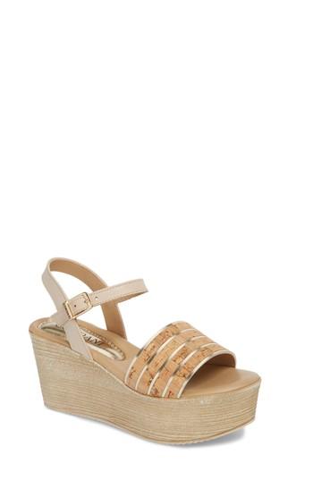 Women's Cordani Jaida Platform Wedge Sandal .5us / 35eu - Metallic