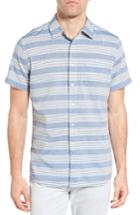Men's Grayers Sheffield Trim Fit Stripe Chambray Sport Shirt
