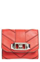 Women's Rebecca Minkoff Love Lock Leather Wallet - Red