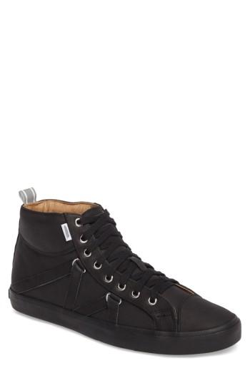 Men's Michael Bastian Signature High Top Sneaker M - Black