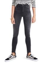 Women's Madewell 10-inch High Rise Step Hem Skinny Jeans