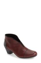 Women's Rieker Antistress 'sarah' Cap Toe Bootie Eu - Burgundy