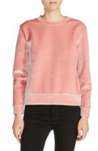 Women's Maje Velvet Sweatshirt - Pink