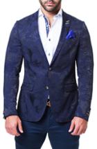 Men's Maceoo Descartes Field Blue Blazer (3xl) - Blue