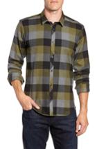 Men's Jared Lang Check Sport Shirt - Green