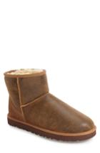 Men's Ugg Classic Mini Bomber Boot With Genuine Shearling Or Uggpure(tm) Lining M - Brown