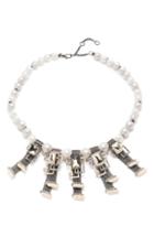 Women's Alexis Bittar Brutalist Butterfly Statement Necklace