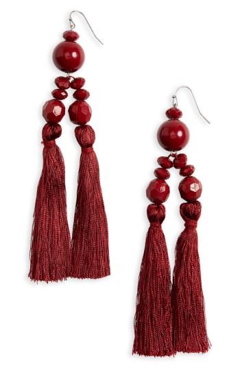 Women's New Friends Colony Double Tassel Earrings