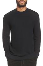 Men's Vince Mesh Crewneck Sweater - Black