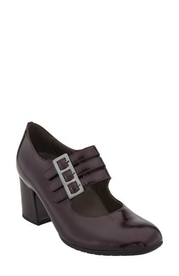 Women's Earthies Fortuna Mary Jane Pump .5 M - Burgundy
