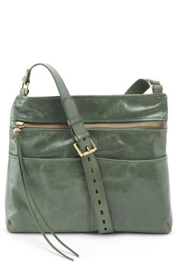 Hobo Angler Calfskin Leather Crossbody Bag - Green
