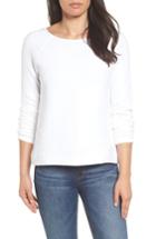 Women's Caslon Bow Back Sweatshirt - White