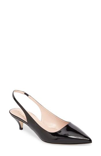 Women's Kate Spade New York Ocean Slingback Pump .5 M - Black