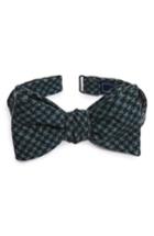 Men's The Tie Bar Woolf Houndstooth Wool Bow Tie