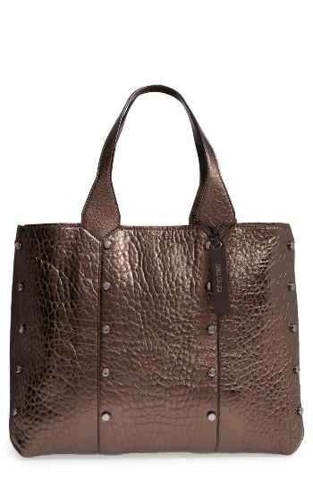 Jimmy Choo Lockett Metallic Leather Shopper -