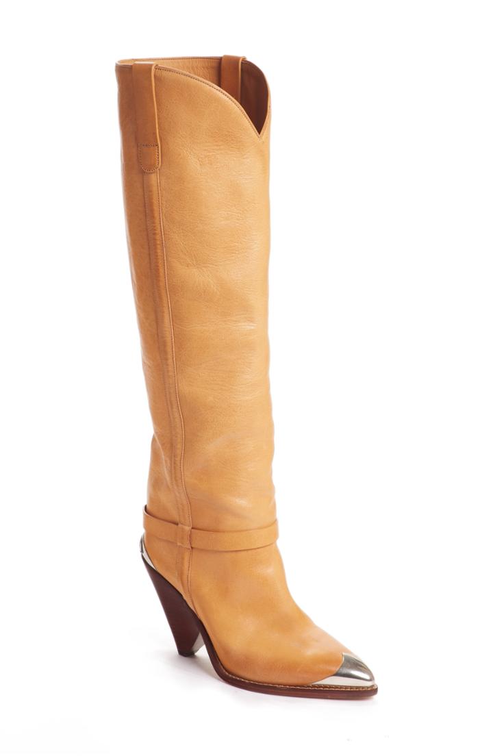 Women's Isabel Marant Lenskee Knee High Boot Us / 39eu - Brown