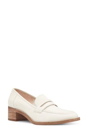 Women's Nine West Kimmy Penny Loafer .5 M - White