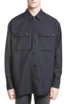 Men's Acne Studios Houston Double Pocket Shirt Eu - Blue