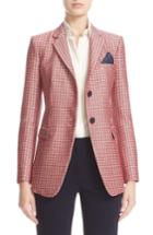 Women's Armani Collezioni Geometric Jacquard Two-button Jacket