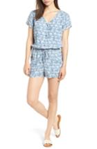 Women's Billy T Print Chambray Romper