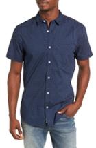 Men's 1901 Ditsy Floral Print Shirt, Size - Blue