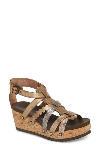 Women's Otbt Storm Wedge Sandal M - Metallic