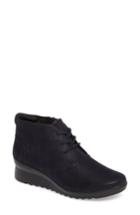 Women's Clarks Caddell Hop Wedge Bootie N - Blue