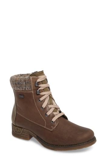 Women's Rieker Antistress Fee 02 Lace-up Boot Eu - Green