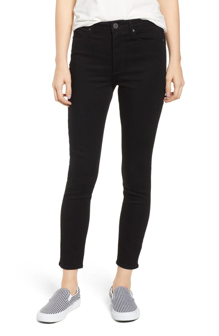 Women's Articles Of Society Heather High Waist Skinny Jeans - Black