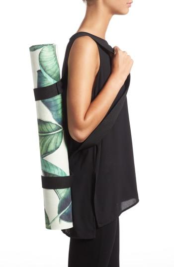 Sugarmat Tropical Leaf Yoga Mat, Size - Green