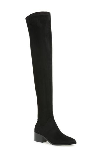Women's Steve Madden Gabriana Stretch Over The Knee Boot M - Black