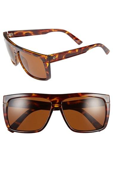 Women's Electric 'black Top' 61mm Flat Top Sunglasses - Tortoise/ Bronze