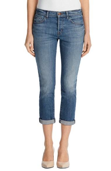 Women's J Brand 'sadey' Slim Straight Crop Jeans