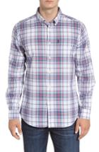 Men's Barbour Christopher Tailored Fit Plaid Sport Shirt - Red
