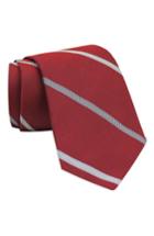 Men's Gitman Stripe Woven Silk Tie, Size - Red