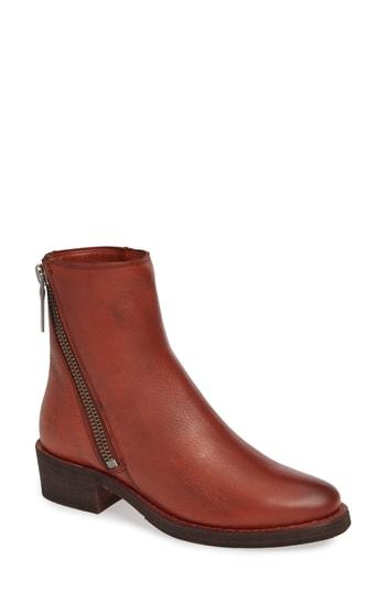 Women's Frye Demi Zip Bootie M - Red