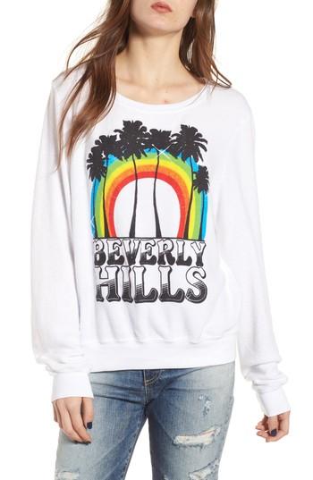 Women's Dream Scene Beverly Hills Sweatshirt, Size - White