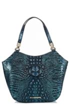 Brahmin Melbourne Marianna Leather Tote - Blue/green