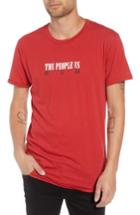 Men's The People Vs Machines Moth T-shirt - Red